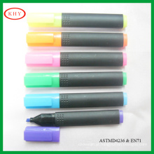 Non-toxic Highlighter Marker Pen wit Colored Clips